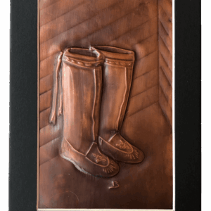 Copper Tooling - Mukluks - Wall Art