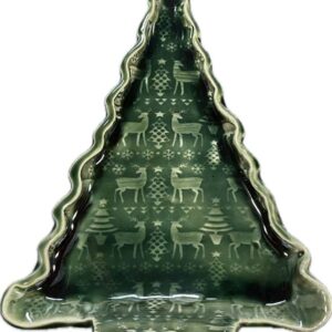 Pottery- Stoneware Clay Tree Serving Plate